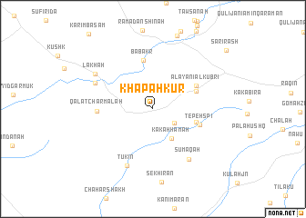 map of Khapahkūr