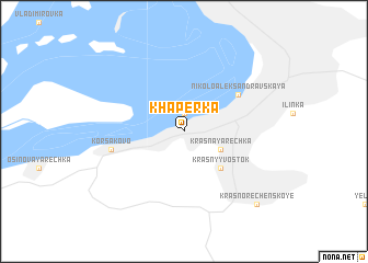 map of Khapërka