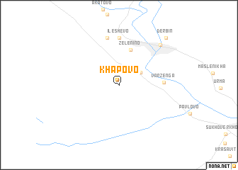 map of Khapovo