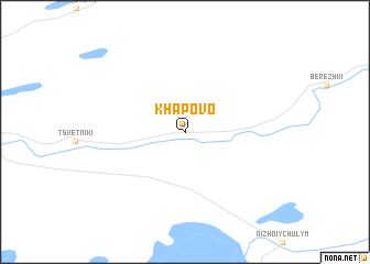 map of Khapovo