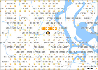 map of Khāpura