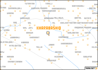 map of Kharāb ‘Āshiq