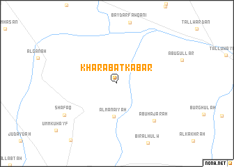 map of Kharābat Kabar