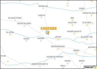 map of Kharabā