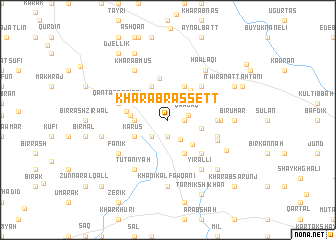 map of Kharāb Rassett