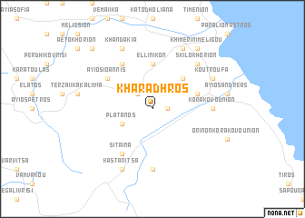 map of Kháradhros