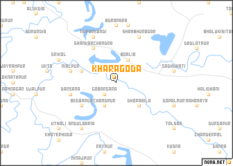 map of Khārāgoda