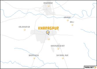 map of Kharagpur