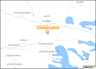 map of Khara Huamo