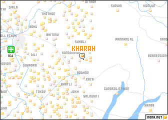 map of Kharāh