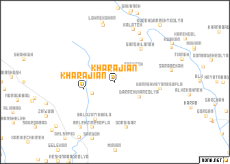 map of Kharājīān