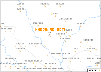 map of Kharāj Şalvātī