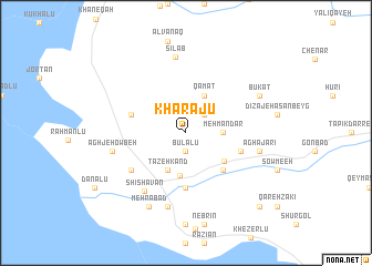 map of Kharājū