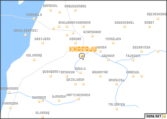 map of Kharājū