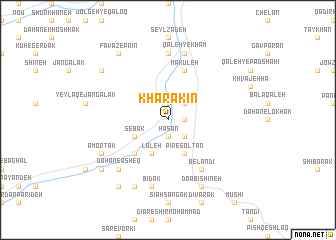 map of Kharakīn