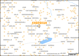 map of Kharākuh