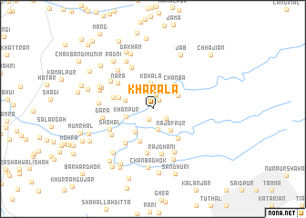 map of Kharāla