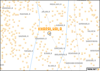 map of Kharalwāla