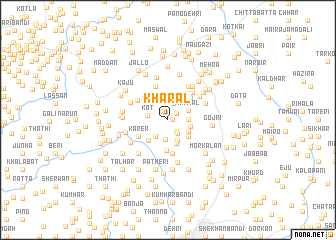 map of Kharāl