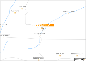 map of Kharamansha