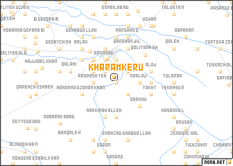 map of Kharamkerū