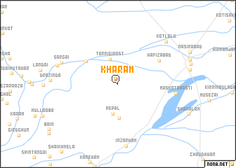 map of Kharam