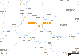 map of Kharān-e Soflā