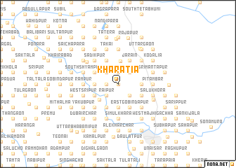 map of Khārātia