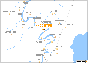 map of Kharāyeb