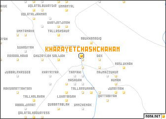 map of Kharâyetch ash Chaham