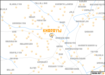 map of Kharāyij