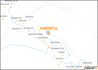 map of Kharāyij