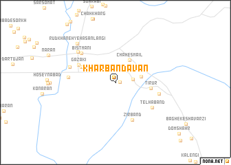 map of Kharbandavān