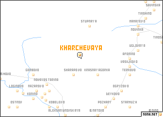 map of Kharchëvaya