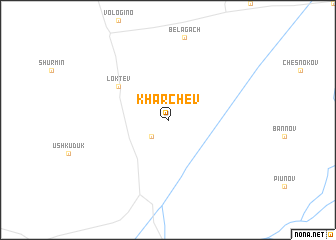 map of Kharchëv