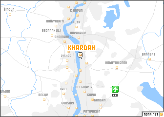 map of Khardah