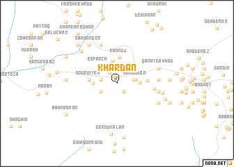 map of Khārdān