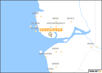 map of Khardipāda