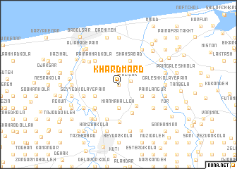 map of Khard Mard