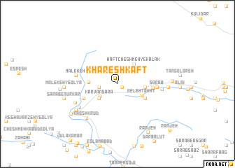 map of Khar Eshkaft