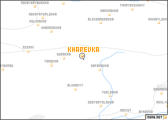 map of Kharevka