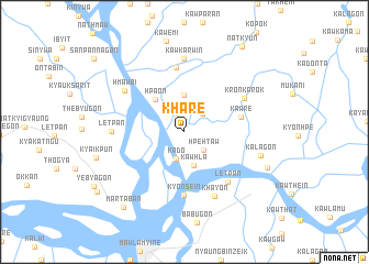 map of Kharè