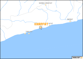 map of Kharfāt