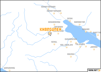 map of Khar Gūneh