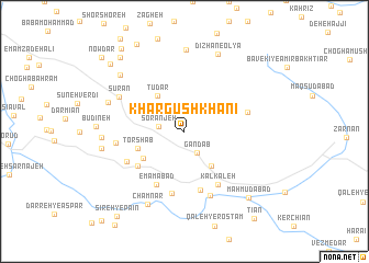 map of Khargūsh Khānī