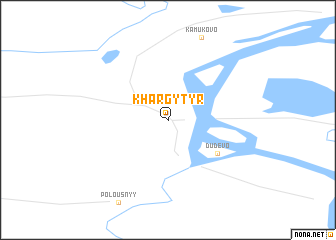 map of Khargytyr