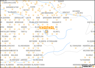 map of Kharḩal