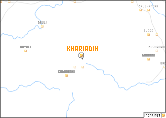 map of Khariādih