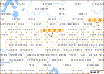 map of Khariāpāra