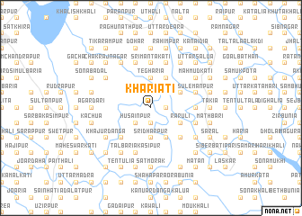 map of Khāriāti